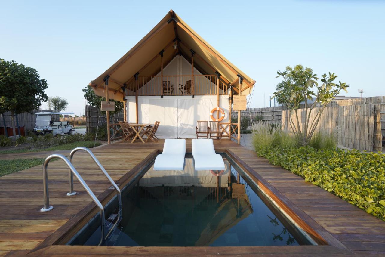 Hotel Bab Al Nojoum Hudayriyat Camp Abu Dhabi Exterior foto