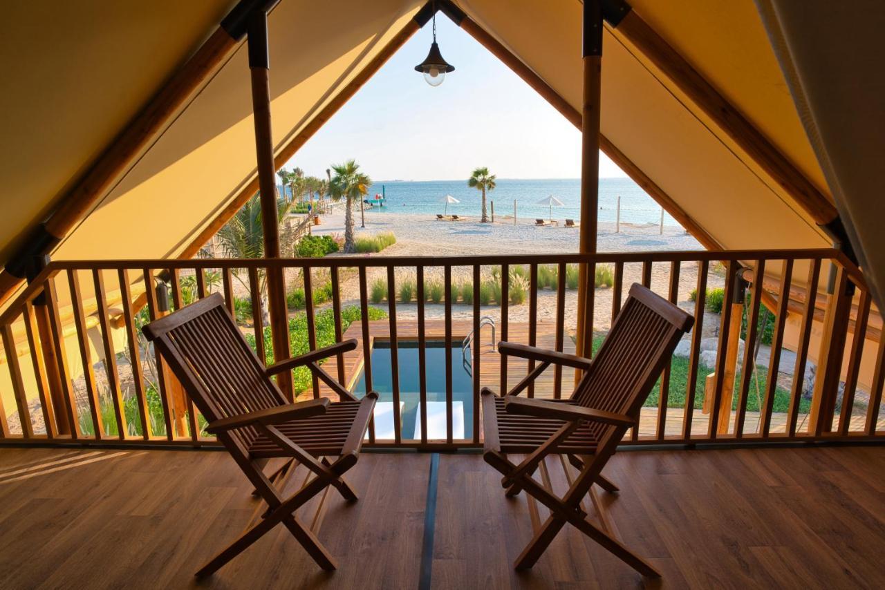 Hotel Bab Al Nojoum Hudayriyat Camp Abu Dhabi Exterior foto