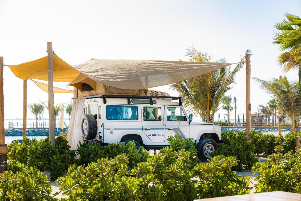 Hotel Bab Al Nojoum Hudayriyat Camp Abu Dhabi Exterior foto